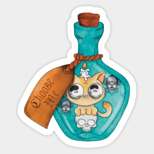 Halloween Bottle Sticker